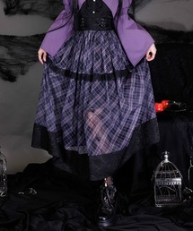 NIBBLE POISON（ニブルポイズン）の「チェックチュールロングスカート（スカート）」