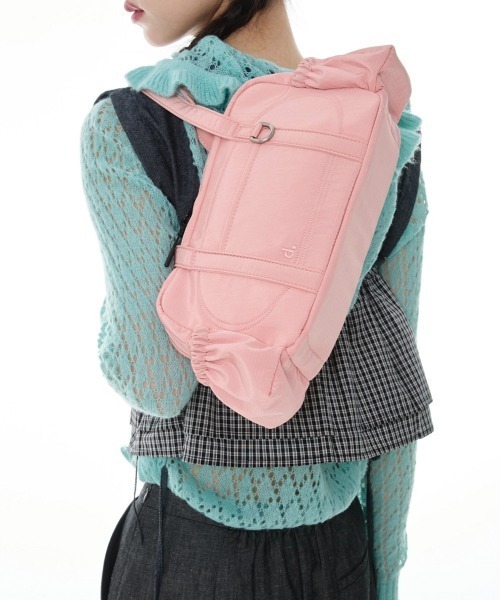 Miniministore（ミニミニストア）の「ナイロントートバッグ ミニボストンバッグ（トートバッグ・レディース・ブラック/ミント/ブラウン/ピンク/レッド・FREE）」の4枚目の写真