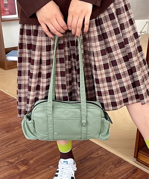 Miniministore（ミニミニストア）の「ナイロントートバッグ ミニボストンバッグ（トートバッグ・レディース・ブラック/ミント/ブラウン/ピンク/レッド・FREE）」の9枚目の写真