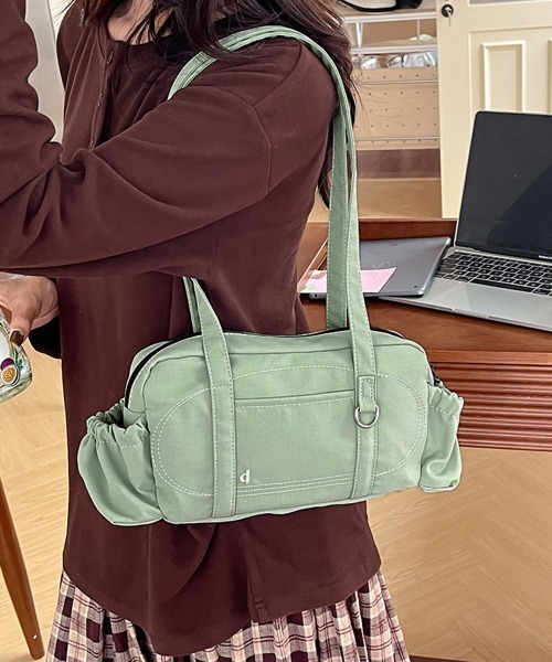 Miniministore（ミニミニストア）の「ナイロントートバッグ ミニボストンバッグ（トートバッグ・レディース・ブラック/ミント/ブラウン/ピンク/レッド・FREE）」の10枚目の写真