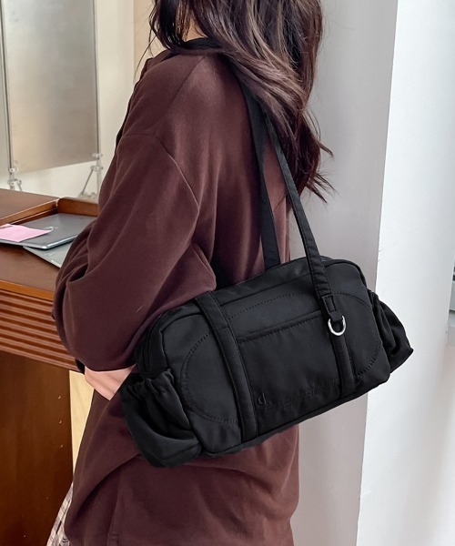 Miniministore（ミニミニストア）の「ナイロントートバッグ ミニボストンバッグ（トートバッグ・レディース・ブラック/ミント/ブラウン/ピンク/レッド・FREE）」の11枚目の写真