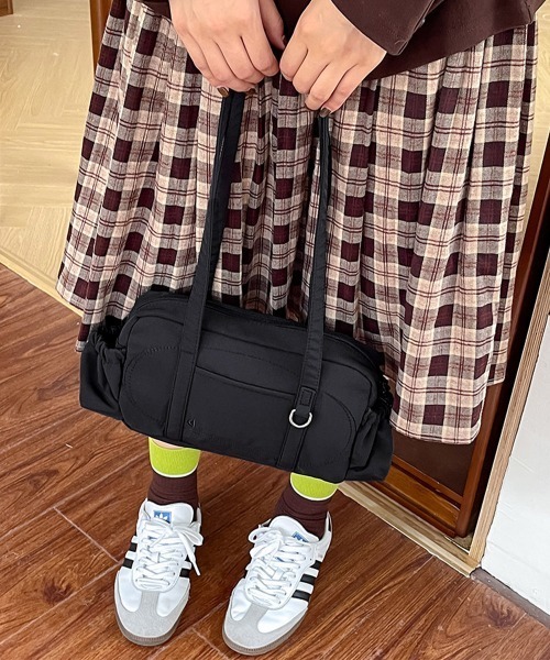 Miniministore（ミニミニストア）の「ナイロントートバッグ ミニボストンバッグ（トートバッグ・レディース・ブラック/ミント/ブラウン/ピンク/レッド・FREE）」の12枚目の写真