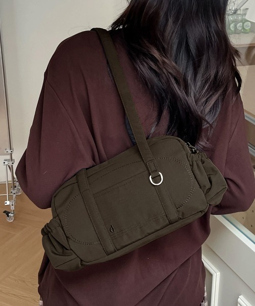 Miniministore（ミニミニストア）の「ナイロントートバッグ ミニボストンバッグ（トートバッグ・レディース・ブラック/ミント/ブラウン/ピンク/レッド・FREE）」の13枚目の写真