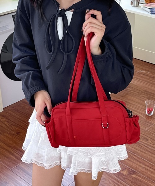 Miniministore（ミニミニストア）の「ナイロントートバッグ ミニボストンバッグ（トートバッグ・レディース・ブラック/ミント/ブラウン/ピンク/レッド・FREE）」の16枚目の写真