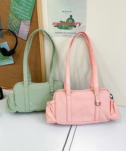 Miniministore（ミニミニストア）の「ナイロントートバッグ ミニボストンバッグ（トートバッグ・レディース・ブラック/ミント/ブラウン/ピンク/レッド・FREE）」の19枚目の写真