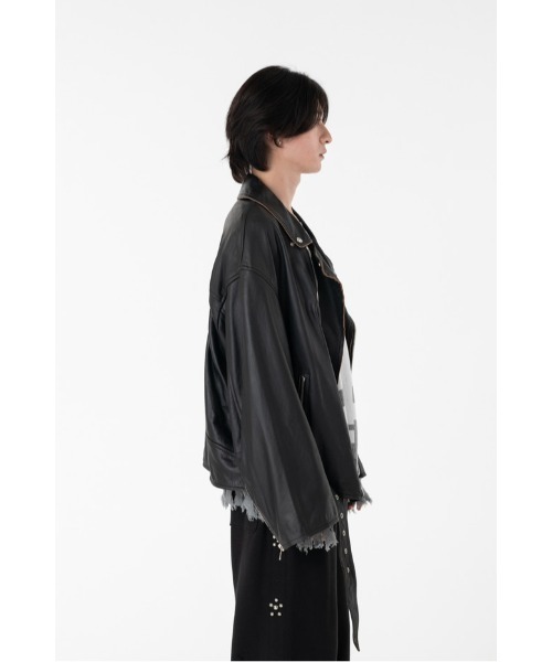LEATHER W RIDERS BLOUSON（ライダースジャケット）｜DISCOVERED