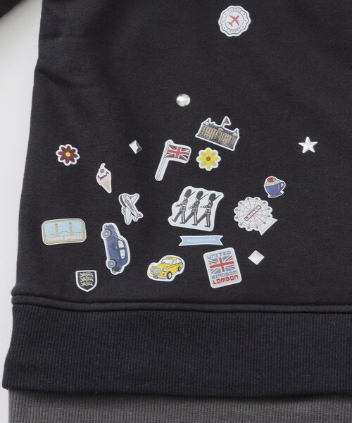 BLACK LABEL CRESTBRIDGE(ブラックレーベル・クレストブリッジ)の「【Maison MIHARA YASUHIRO】【一部店舗限定】コラボレイヤードフーディー(パーカー・メンズ・ブラック・XL/M/L)」の8枚目の写真
