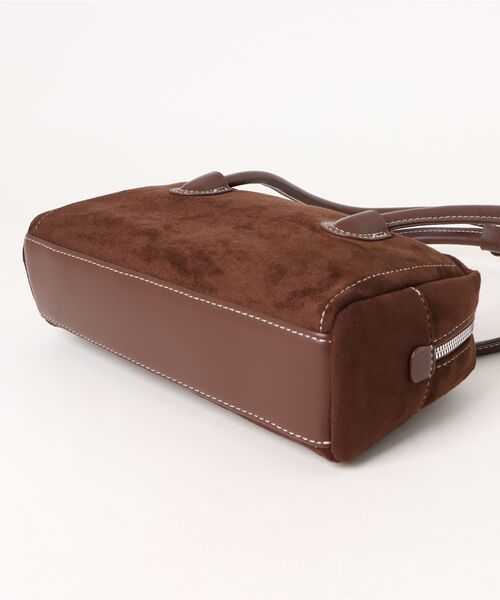 almo（アルモ）の「【portulaca】スウェード調ミニボストンBAG（ボストンバッグ・レディース・キャメル/ボルドー/ブラウン/ブラック・FREE）」の15枚目の写真