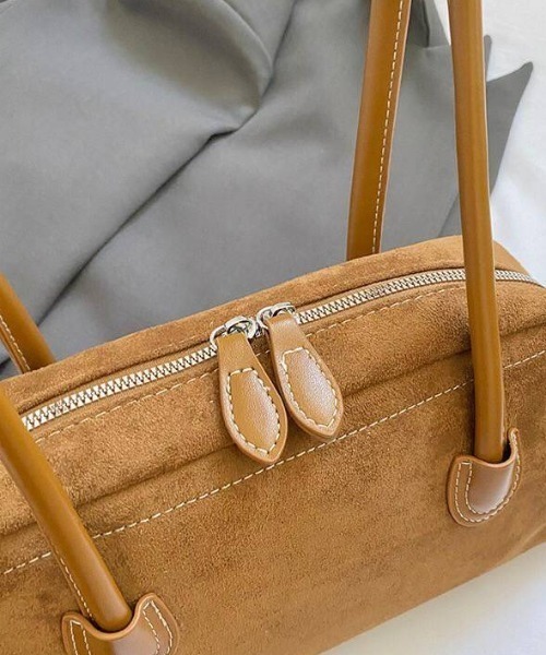 almo（アルモ）の「【portulaca】スウェード調ミニボストンBAG（ボストンバッグ・レディース・キャメル/ボルドー/ブラウン/ブラック・FREE）」の12枚目の写真