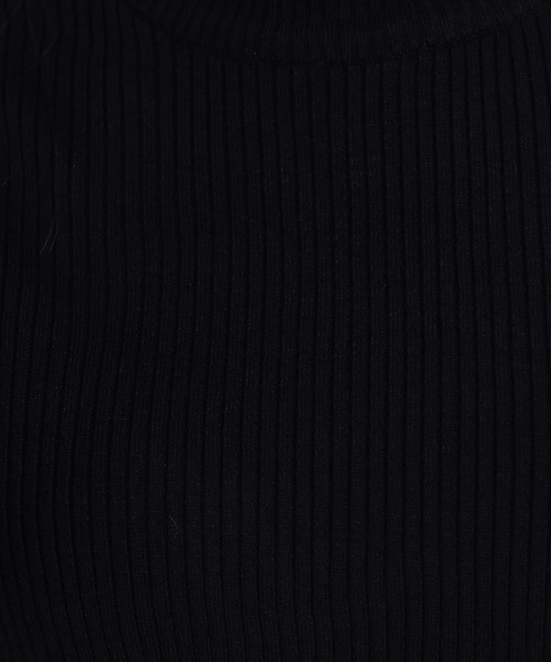 TRUDEA（トルディア）の「袖ボタンリブニット（ニット/セーター・レディース・アイボリー/ブラック/ワイン・MEDIUM）」の11枚目の写真
