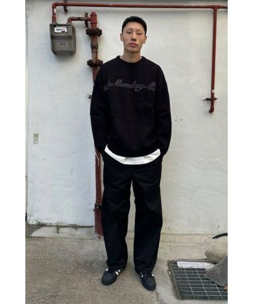MASSNOUN(マスノウン)の「ワイドスリットスナップパンツ MFTTP006-BK(その他パンツ・レディース・その他・LARGE/MEDIUM)」の13枚目の写真