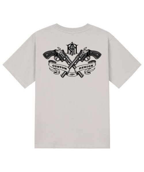 KAN6312(カン6312)の「KTC0179 カスタムカン 半袖Tシャツ - ベージュ(Tシャツ/カットソー・メンズ・その他・SMALL/MEDIUM/LARGE/X-LARGE)」の1枚目の写真