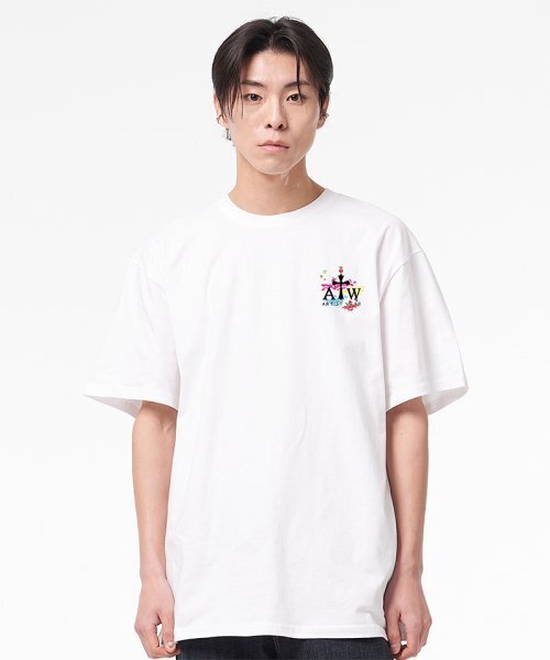 ARTISTWEAR（アーティストウェア）の「[ATW x レオダブ] ピースメーカーオーバーサイズ半袖Tシャツ_WH（Tシャツ/カットソー・レディース・その他・XX-LARGE/XXXX-LARGE/LARGE/MEDIUM/SMALL/X-LARGE）」の3枚目の写真