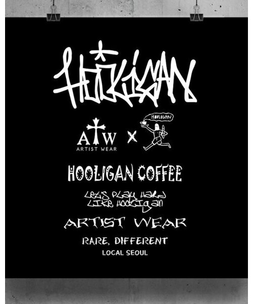 ARTISTWEAR（アーティストウェア）の「[ATW x HOOLIGAN] ローカルソウル フードパーカー（ナイロンジャケット・レディース・ブラック・2XL/LARGE/MEDIUM/X-LARGE）」の5枚目の写真