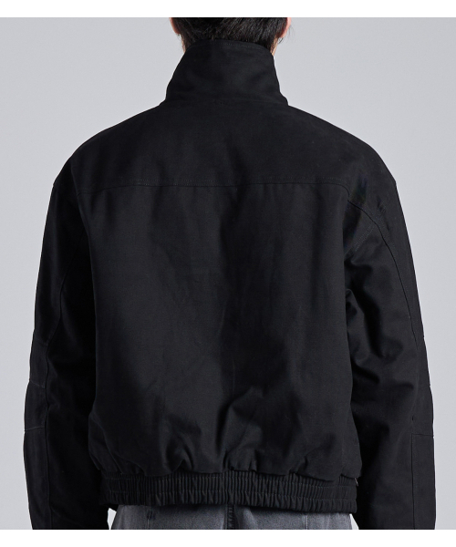 BUTTON SEOUL(ボタンソウル)の「クロップヘビーボアツーウェイワークジャケット(ブラック)(ブルゾン・メンズ・その他・LARGE/X-LARGE/MEDIUM)」の5枚目の写真