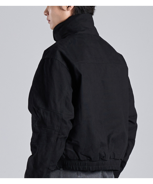 BUTTON SEOUL(ボタンソウル)の「クロップヘビーボアツーウェイワークジャケット(ブラック)(ブルゾン・メンズ・その他・LARGE/X-LARGE/MEDIUM)」の7枚目の写真