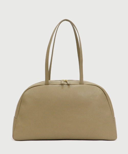 セール】【LA MARGE】【本革 / A4対応】レザー ラウンド ボストン