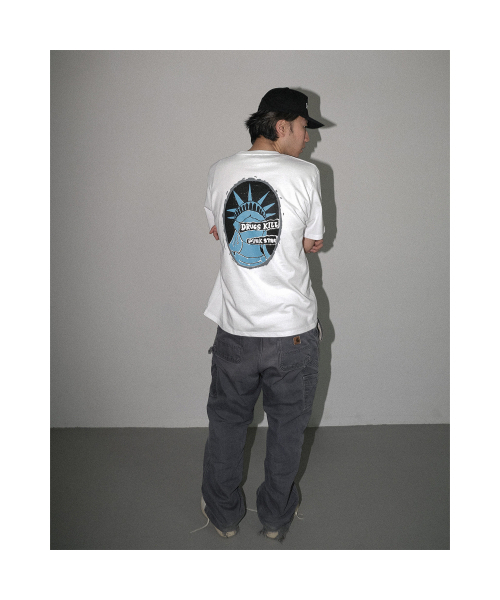 THE SCOT WRECK（ザ スコットレック）の「DRUGS KILL PUNK STAR（Tシャツ/カットソー・レディース・ホワイト・MEDIUM/LARGE/X-LARGE）」の7枚目の写真