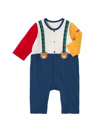 HOT BISCUITS（ホットビスケッツ）の「ビーンズサスペンダーカバーオール（ロンパース）」