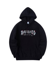 チェックロゴフードブラック