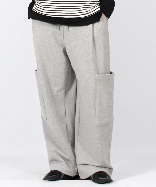 DEMARC(ドゥマーク)の「M SIDE POCKET WIDE ONE-TUCK REAL STREET SWEAT PANTS GREY(スウェットパンツ・メンズ・その他・LARGE/MEDIUM)」の14枚目の写真