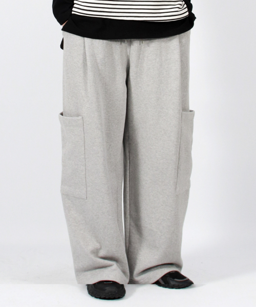 DEMARC(ドゥマーク)の「M SIDE POCKET WIDE ONE-TUCK REAL STREET SWEAT PANTS GREY(スウェットパンツ・メンズ・その他・LARGE/MEDIUM)」の15枚目の写真