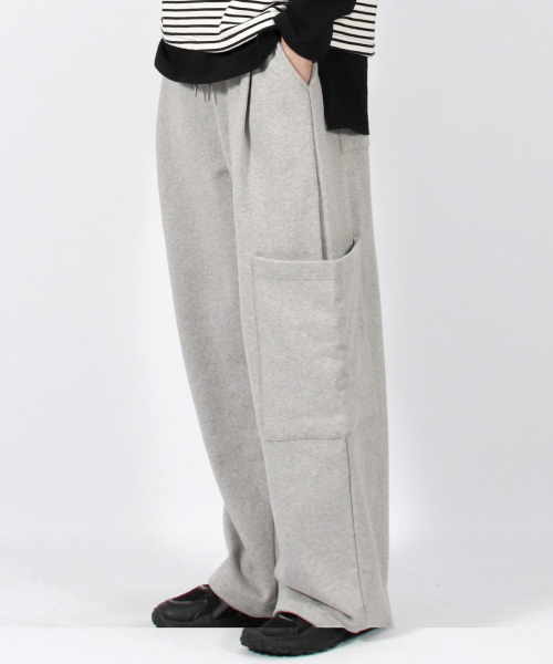 DEMARC(ドゥマーク)の「M SIDE POCKET WIDE ONE-TUCK REAL STREET SWEAT PANTS GREY(スウェットパンツ・メンズ・その他・LARGE/MEDIUM)」の16枚目の写真