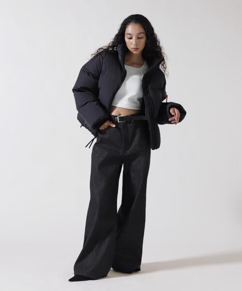 Alpha Industries(アルファインダストリーズ)の「Alpha Industries/アルファインダストリーズ/SIERRA SHORT PUFFER W/ウィメンズ シエラ ショート パファー(その他アウター・レディース・ブラック/ホワイト・M/S)」の5枚目の写真
