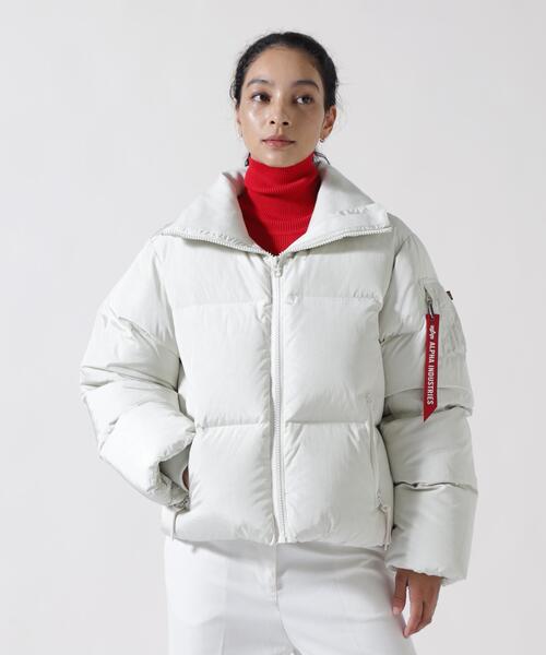 Alpha Industries(アルファインダストリーズ)の「Alpha Industries/アルファインダストリーズ/SIERRA SHORT PUFFER W/ウィメンズ シエラ ショート パファー(その他アウター・レディース・ブラック/ホワイト・M/S)」の9枚目の写真