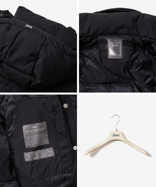 HERNO(ヘルノ)の「HERNO RELAXED 2 LAYER PRO METEO DOWN JACKET ヘルノ リラックス 2レイヤー プロメテオ ダウンジャケット(ダウンジャケット/コート・レディース・ブラック/ネイビー/ネイビー系・44/40/38)」の15枚目の写真