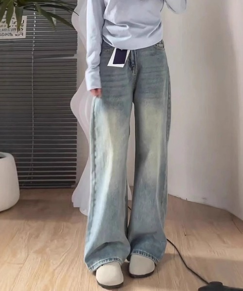 REBALANCE（リバランス）の「ルーズレッグデニム（デニムパンツ・レディース・A・MEDIUM/X-LARGE/LARGE）」の5枚目の写真