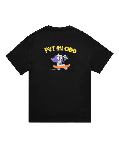 ODDSOCKS(オッドソックス)の「STREET フットオンオード 半袖Tシャツ ブラック(Tシャツ/カットソー・レディース・その他・X-LARGE/LARGE/MEDIUM/SMALL)」の2枚目の写真