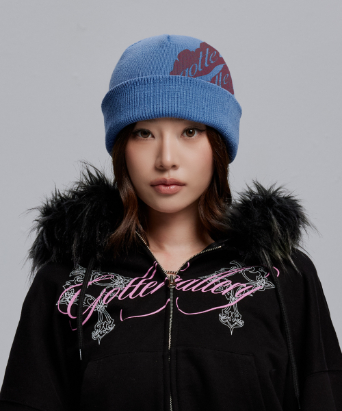 KISS ME BEANIE_SKY BLUE（ニットキャップ/ビーニー）｜Gotter Gallery