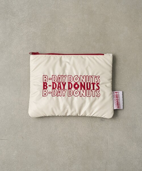 BIRTHDAY BAR（バースデイバー）の「≪BIRTHDAY BARオリジナル≫【B-DAY DONUTS】ドーナッツ刺繍ポーチ（ポーチ・レディース・ホワイト/シルバー・0）」の9枚目の写真