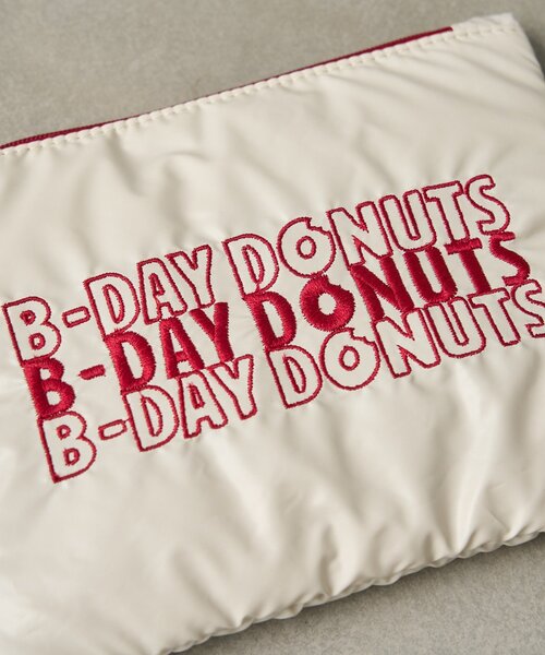 BIRTHDAY BAR（バースデイバー）の「≪BIRTHDAY BARオリジナル≫【B-DAY DONUTS】ドーナッツ刺繍ポーチ（ポーチ・レディース・ホワイト/シルバー・0）」の10枚目の写真