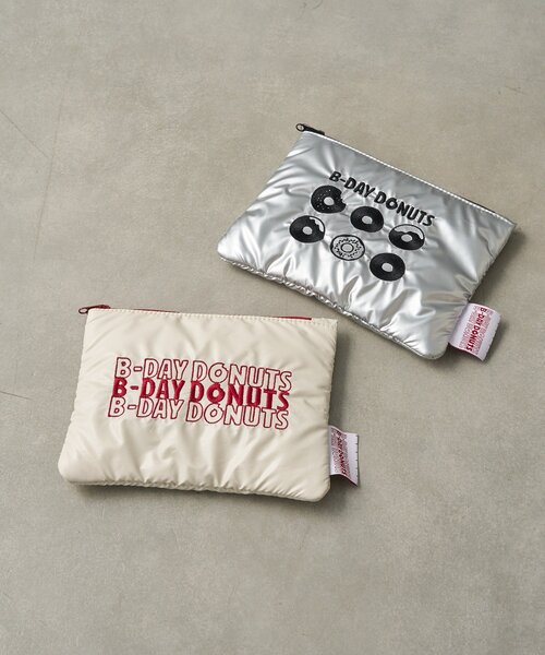 BIRTHDAY BAR（バースデイバー）の「≪BIRTHDAY BARオリジナル≫【B-DAY DONUTS】ドーナッツ刺繍ポーチ（ポーチ・レディース・ホワイト/シルバー・0）」の13枚目の写真