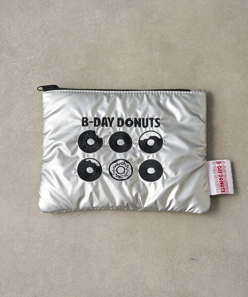 BIRTHDAY BAR（バースデイバー）の「≪BIRTHDAY BARオリジナル≫【B-DAY DONUTS】ドーナッツ刺繍ポーチ（ポーチ・レディース・ホワイト/シルバー・0）」の15枚目の写真
