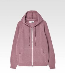 AFTERPRAY（アフタープレイ）の「コンフォートフードパーカージップニットダストピンク（パーカー）」