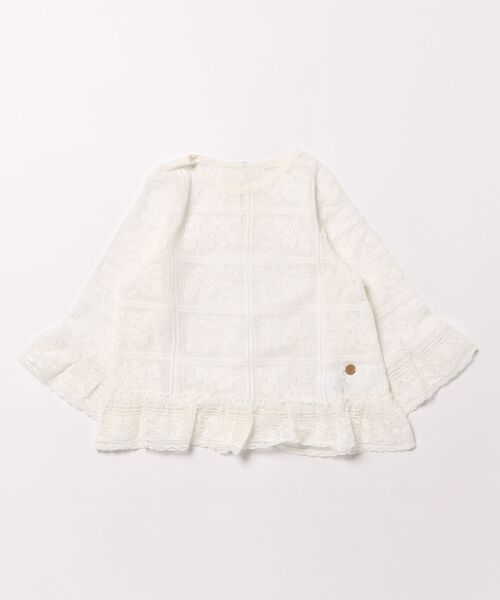 MAKE YOUR DAY（メイクユアデイ）の「ママとおそろいレースブラウス■80～140cm（シャツ/ブラウス・キッズ・ブラック/アイボリー・80/90/100/110/120/130）」の2枚目の写真