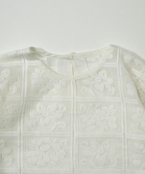 MAKE YOUR DAY（メイクユアデイ）の「ママとおそろいレースブラウス■80～140cm（シャツ/ブラウス・キッズ・ブラック/アイボリー・80/90/100/110/120/130）」の12枚目の写真