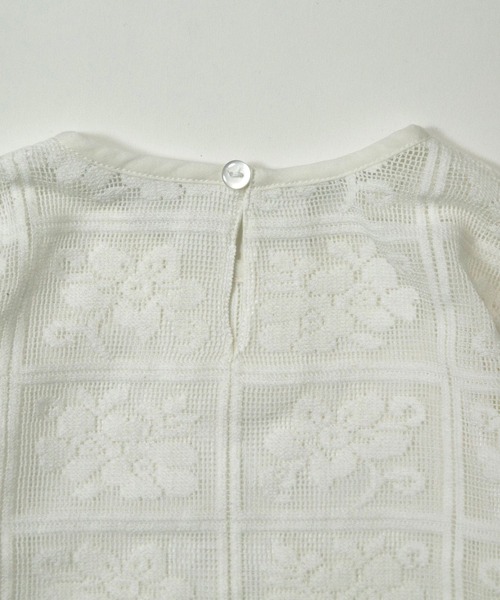 MAKE YOUR DAY（メイクユアデイ）の「ママとおそろいレースブラウス■80～140cm（シャツ/ブラウス・キッズ・ブラック/アイボリー・80/90/100/110/120/130）」の16枚目の写真