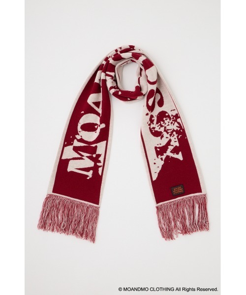 MOUSSY（マウジー）の「MOANDMO JACQUARD マフラー（ストール/ショール・レディース・マジェンタ/ネイビー・FREE）」の16枚目の写真