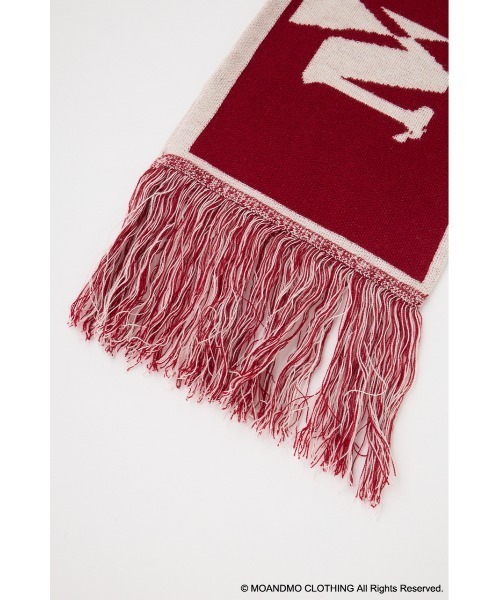 MOUSSY（マウジー）の「MOANDMO JACQUARD マフラー（ストール/ショール・レディース・マジェンタ/ネイビー・FREE）」の17枚目の写真