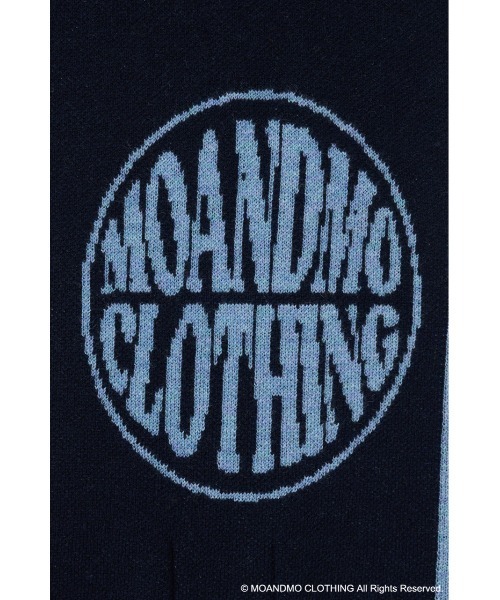MOUSSY（マウジー）の「MOANDMO JACQUARD マフラー（ストール/ショール・レディース・マジェンタ/ネイビー・FREE）」の10枚目の写真