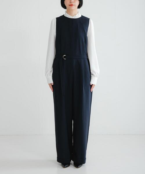 URBAN RESEARCH（アーバンリサーチ）の「『2サイズ展開』ベルト付きオールインワン（その他パンツ・レディース・ブラック/ネイビー・38/36）」の10枚目の写真