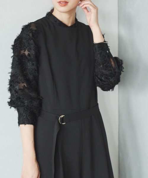 URBAN RESEARCH（アーバンリサーチ）の「ベルト付きオールインワン（その他パンツ・レディース・ブラック/ネイビー・38/36）」の7枚目の写真