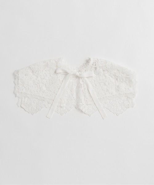 PRANK PROJECT（プランクプロジェクト）の「スクエアレースカラー / Square Lace Collar（付け襟・レディース・ブラック/ホワイト・FREE）」の3枚目の写真