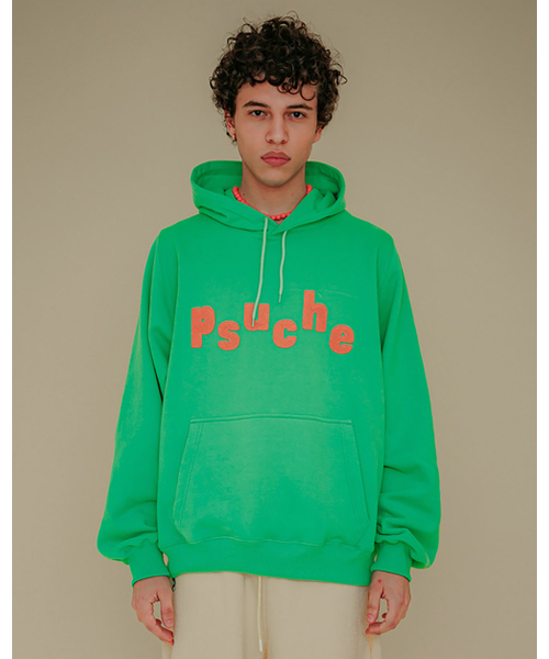 PSUCHE(プシュケ)の「LOGO OVERFIT HODDIE_PEA GREEN(パーカー・レディース・その他・MEDIUM/LARGE)」の6枚目の写真