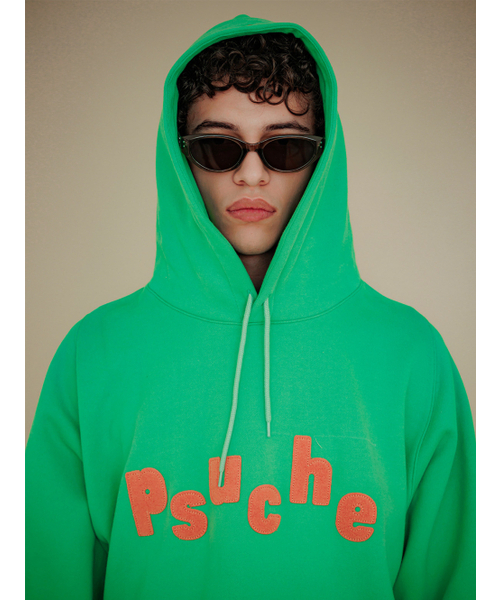 PSUCHE(プシュケ)の「LOGO OVERFIT HODDIE_PEA GREEN(パーカー・レディース・その他・MEDIUM/LARGE)」の7枚目の写真