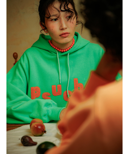 PSUCHE(プシュケ)の「LOGO OVERFIT HODDIE_PEA GREEN(パーカー・レディース・その他・MEDIUM/LARGE)」の9枚目の写真